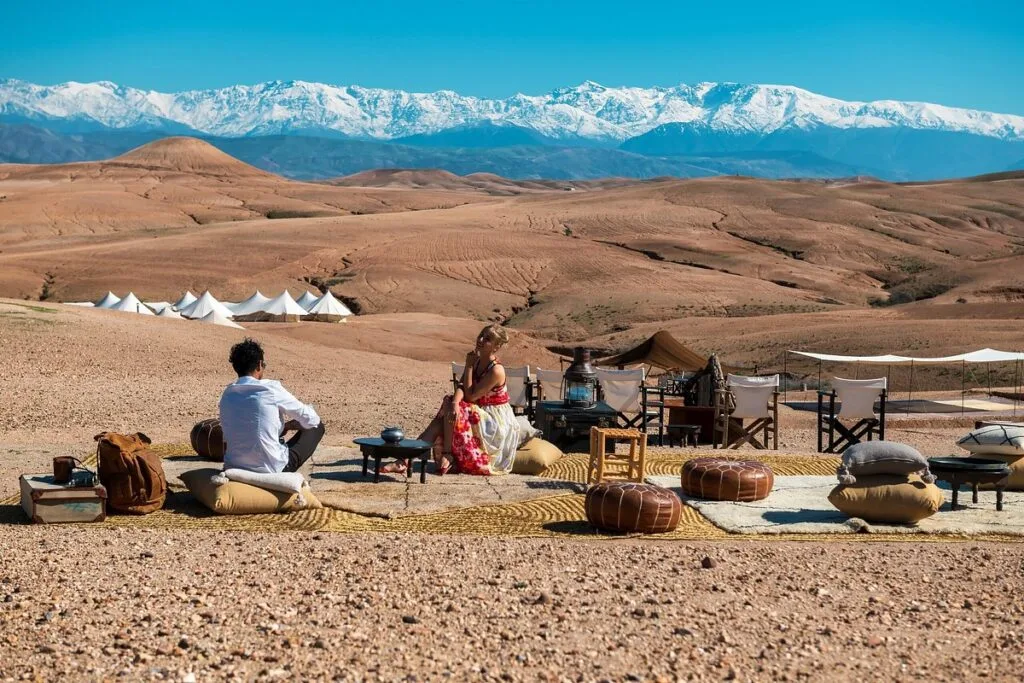 désert agafay marrakech distance